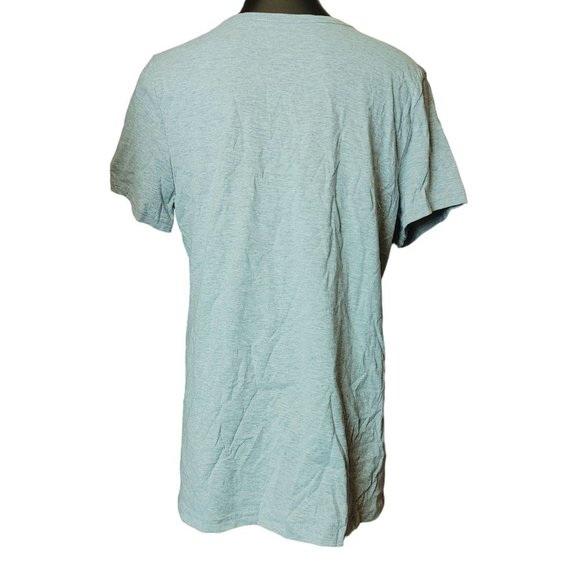 TIME AND TRUE Womens XL Gray Basic Casual Crewneck Short Sleeve T-Shirt Top - Picture 2 of 3